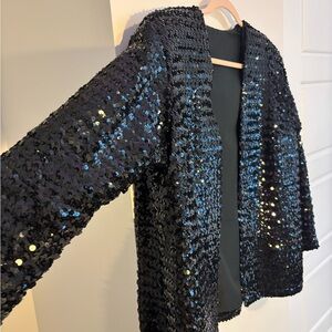 Vintage Sequin Jacket | 80s Glam Statement